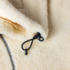 Dime Polar Fleece Sherpa Zip - Cream