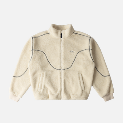 Dime Polar Fleece Sherpa Zip - Cream