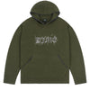 Dime Hardcore Wool Hoodie - Army Green