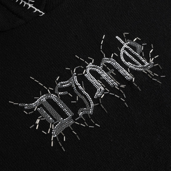 Dime Hardcore Wool Hoodie - Black