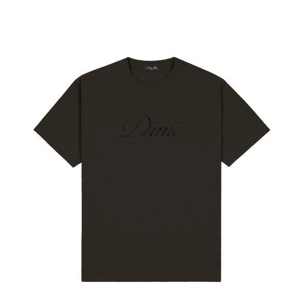 Dime Cursive T-Shirt - Vintage Black