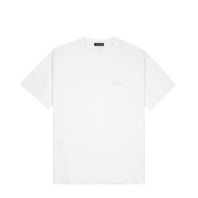 Dime Cursive Small Logo T-Shirt - White