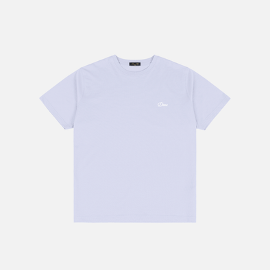 Dime Cursive Small Logo T-Shirt - Gray Lavender