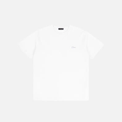 Dime Cursive Small Logo T-Shirt - White