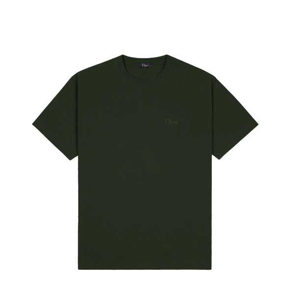 Dime Classic Small Logo T-Shirt - Forest Green