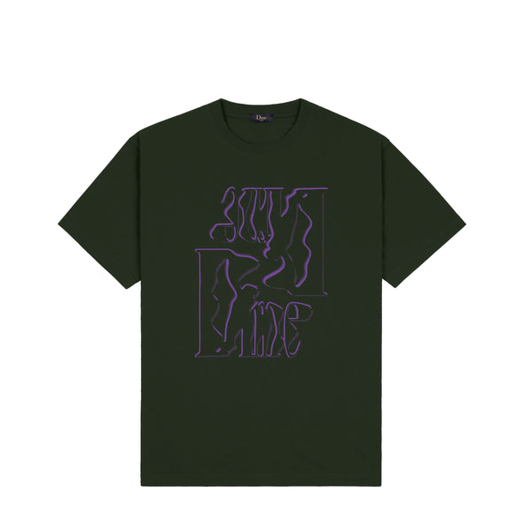 Dime Monogram T-Shirt - Forest Green