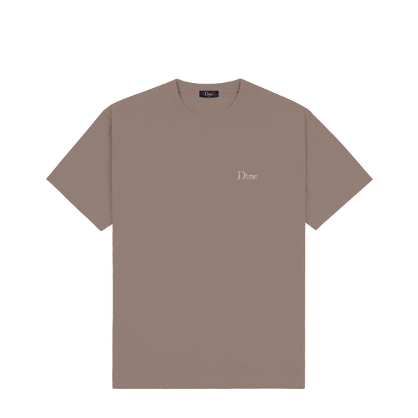 Dime Classic Small Logo T-Shirt - Deep Sepia