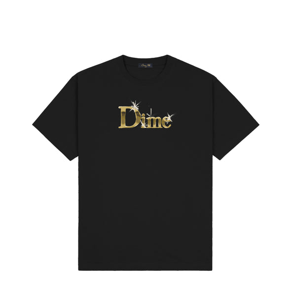Dime Classic Shiny T-Shirt - Black