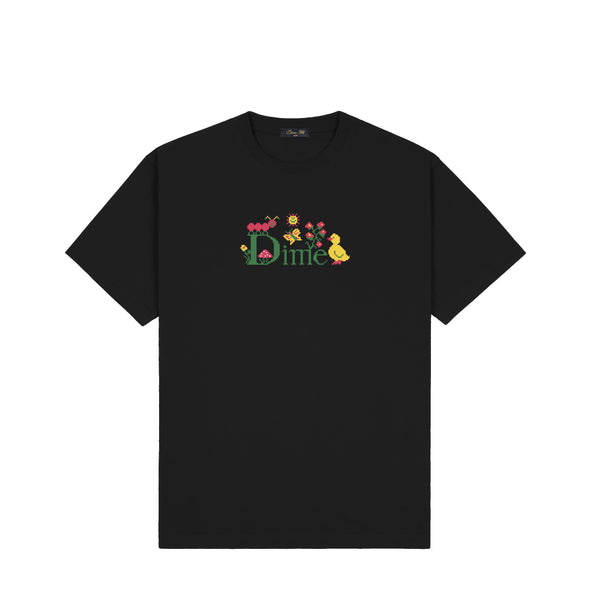 Dime Classic Cross Stitch T-Shirt - Black