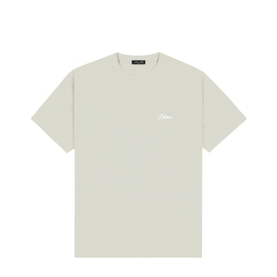 Dime Cursive Small Logo T-Shirt - Charcoal Moss