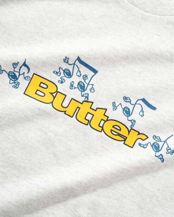 Butter Goods Tempo Logo Tee - Ash