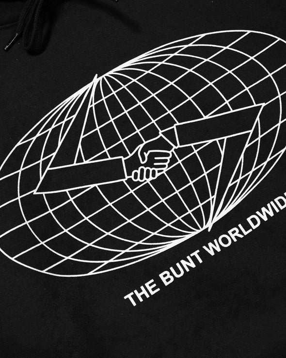 The Bunt Globe Hoodie - Black