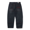 Cash Only Aleka Denim Jeans - Washed Streaky Denim