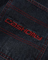 Cash Only Aleka Denim Jeans - Washed Streaky Denim