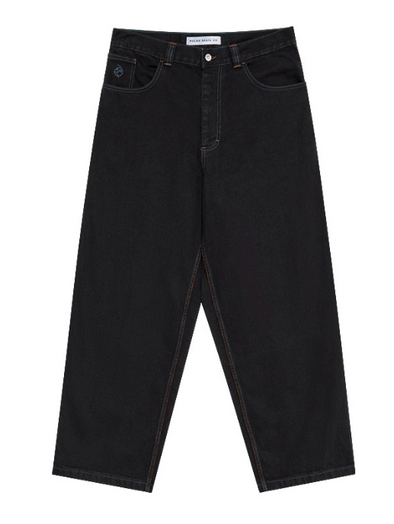 Polar Big Boy Pants - Black/Blue Stitching