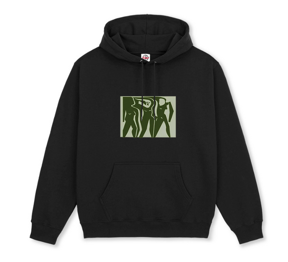 Polar Dave Hoodie Cut Outs - Black