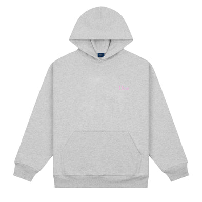 Dime Classic Small Logo Hoodie - Heather Grey