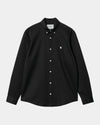 Carhartt WIP L/S Madison Shirt - Black/Wax