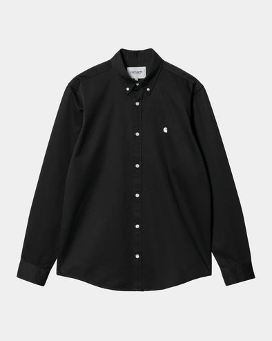 Carhartt WIP L/S Madison Shirt - Black/Wax