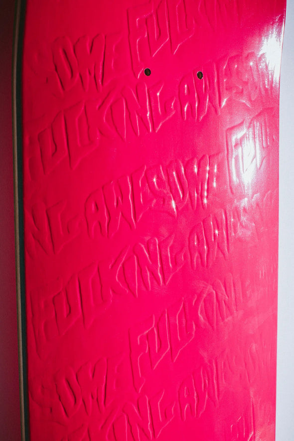 FA Deck Pink Stamped Embossed - 8.25