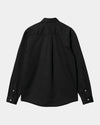 Carhartt WIP L/S Madison Shirt - Black/Wax