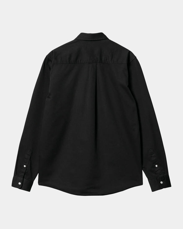 Carhartt WIP L/S Madison Shirt - Black/Wax