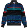 FA Block Stripe Velour Shirt - Blue/Red