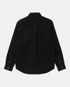 Carhartt WIP L/S Madison Fine Cord Shirt - Black