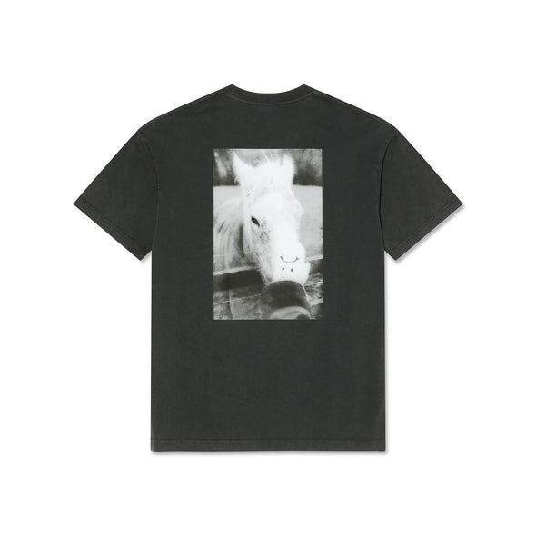Polar Horse Hand Tee - Silver Black