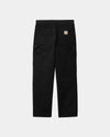 Carhartt WIP Double Knee Pant 32L - Black Aged Canvas