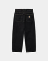 Carhartt WIP Brandon Pant - Black Stone Washed