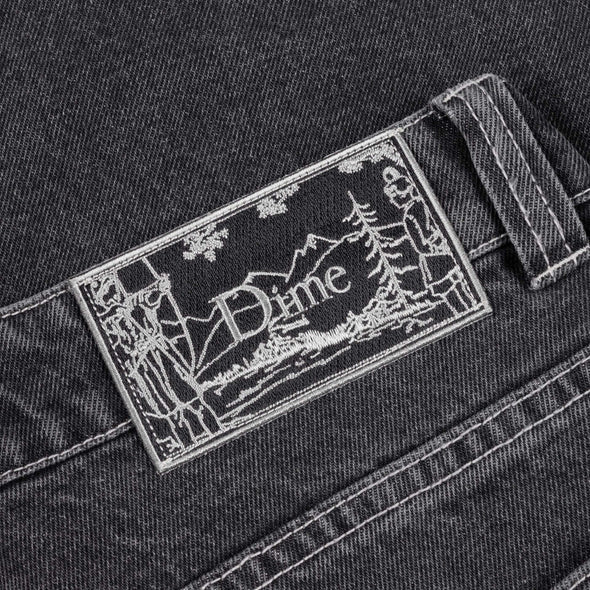 Dime Classic Denim Shorts - Faded Black