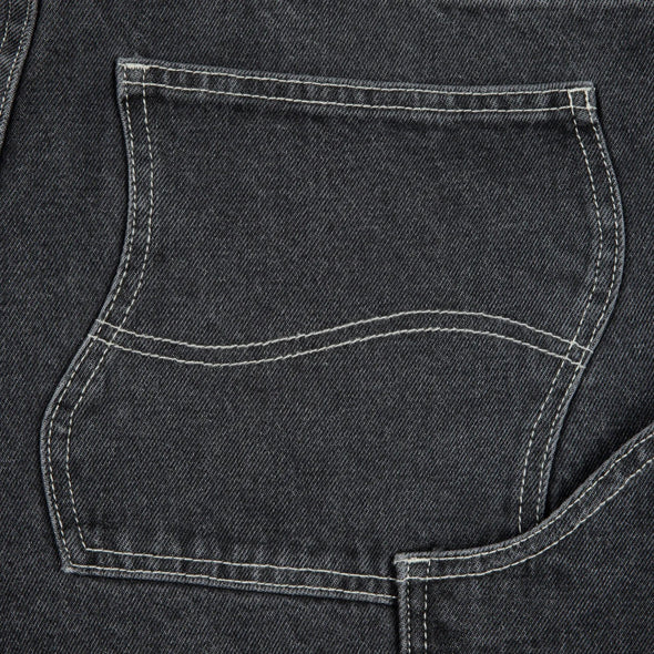 Dime Classic Denim Shorts - Faded Black