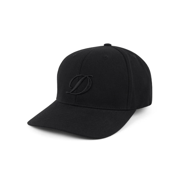 Dime Cursive D Full Fit Cap - Black