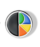 Polar Trio Fill Logo Pin