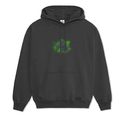 Polar Dave Hoodie Metal Logo - Graphite