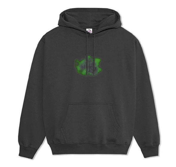Polar Dave Hoodie Metal Logo - Graphite