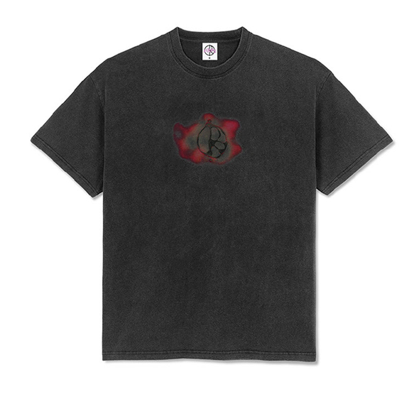 Polar Metal Logo Tee - Silver Black
