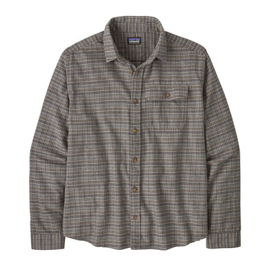 Patagonia LW Fjord Flannel Shirt - Tracks: Noble Grey