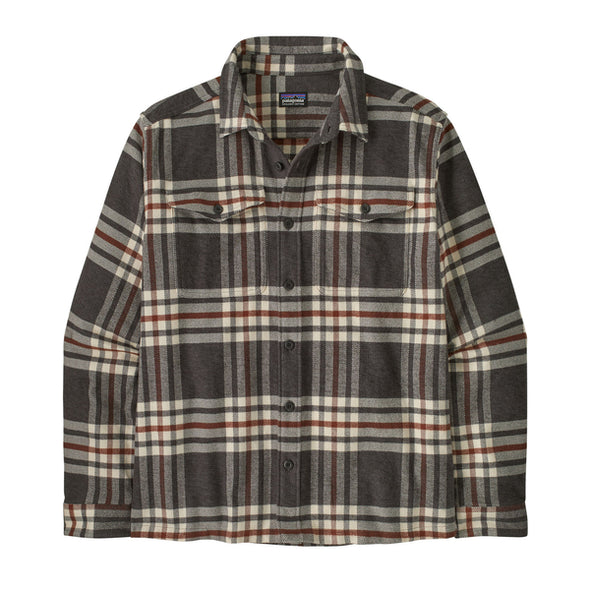 Patagonia Fjord Flannel Shirt - Catch: Ink Black