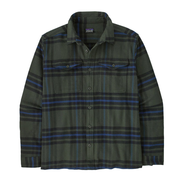 Patagonia Fjord Flannel Shirt - Catch: Old Growth Green
