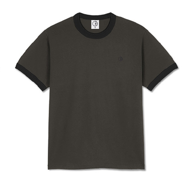Polar Ringer Tee - Dirty Black/Black