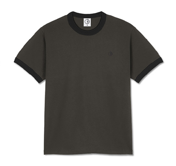 Polar Ringer Tee - Dirty Black/Black