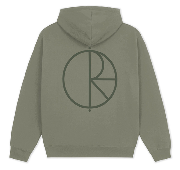 Polar Dave Hoodie Stroke Logo - Vetiver