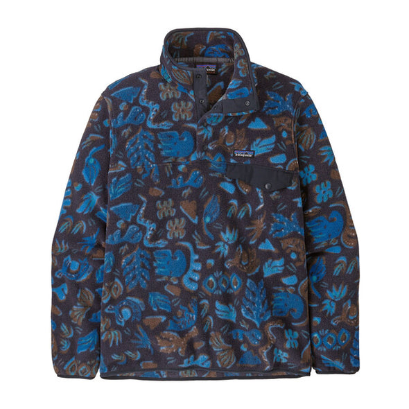 Patagonia LW Synchilla Snap-T Fleece PO - Across Oceans: Pitch Blue