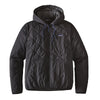 Patagonia Diamond Quilted Bomber Hoody - Black