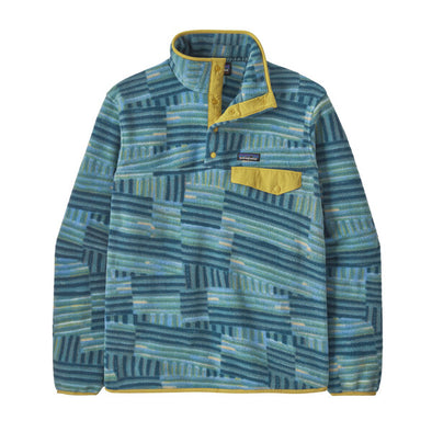 Patagonia LW Synchilla Snap-T Pullover - Quilty Fitz: Wetland Blue