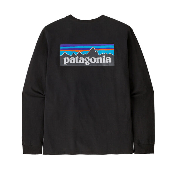 Patagonia L/S  P-6 Logo Responsibili-Tee - Black