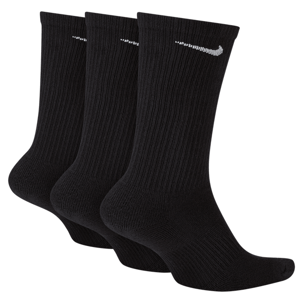 Nike Everyday Cush Crew Socks 3 Pack - Black/White