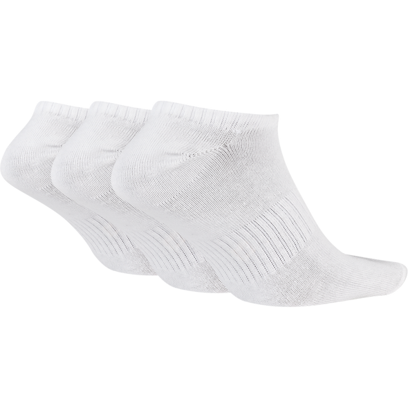 Nike Everyday LW No-Show Socks 3 Pack - White/Black